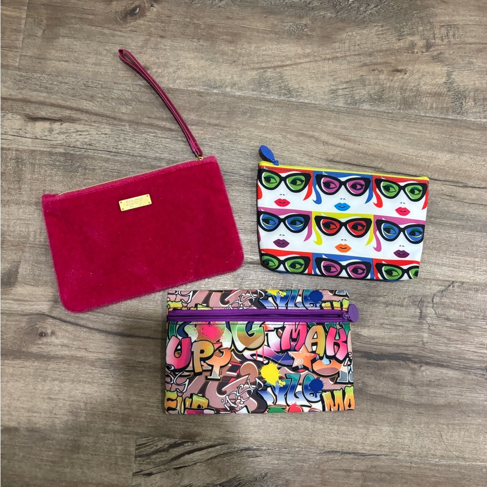 Vintage Ipsy Makeup Bags - Lot Of 3